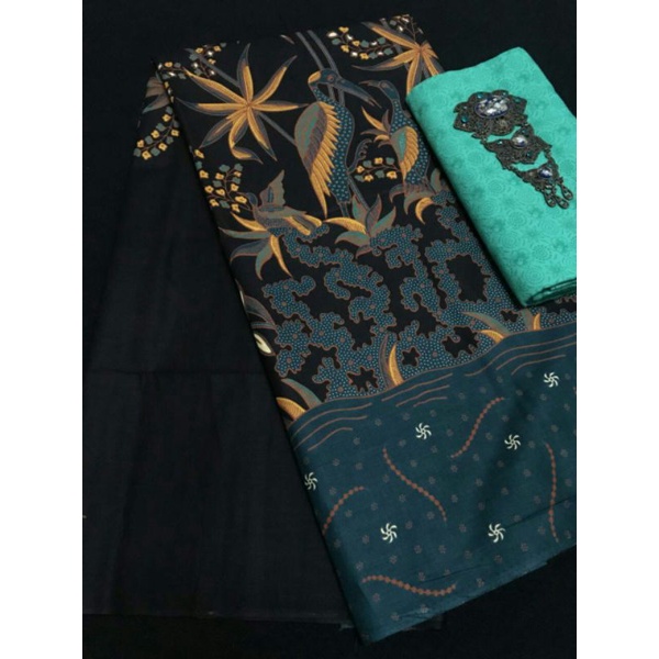 kain batik premium motif burung bangau