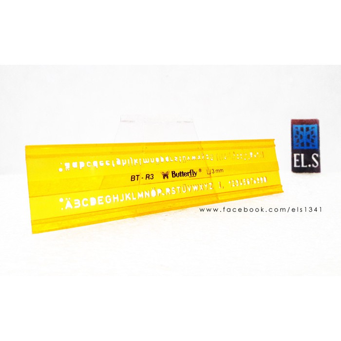

Termurah Penggaris Mal Huruf 3 mm Stensil Special