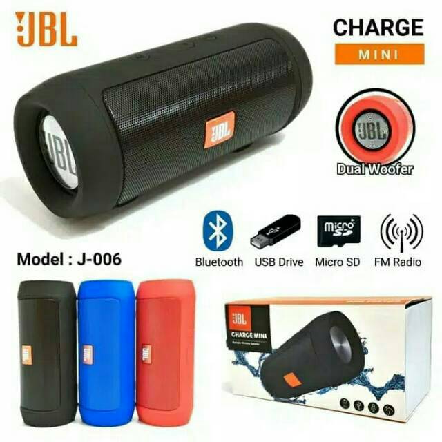 Speaker J Charge Mini Bluetooth Box Musik Portable Wireless Speaker