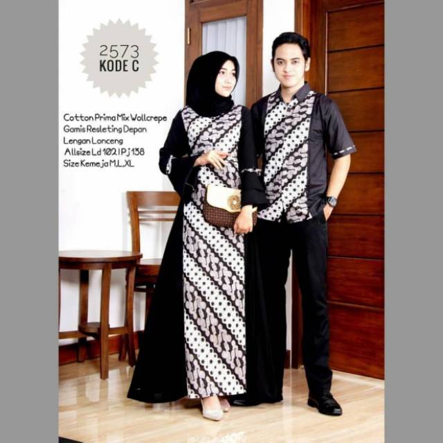 GROSIR BATIK COUPLE MONOKROM, MONOCHROME