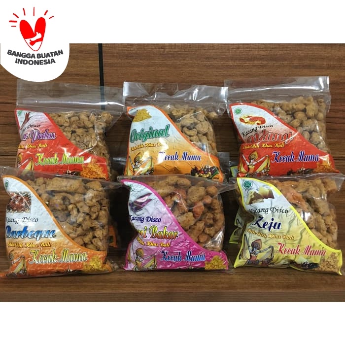 

MURAH Kacang Disco KECAK MAMA Khas Bali 400gr (varian 6 rasa)