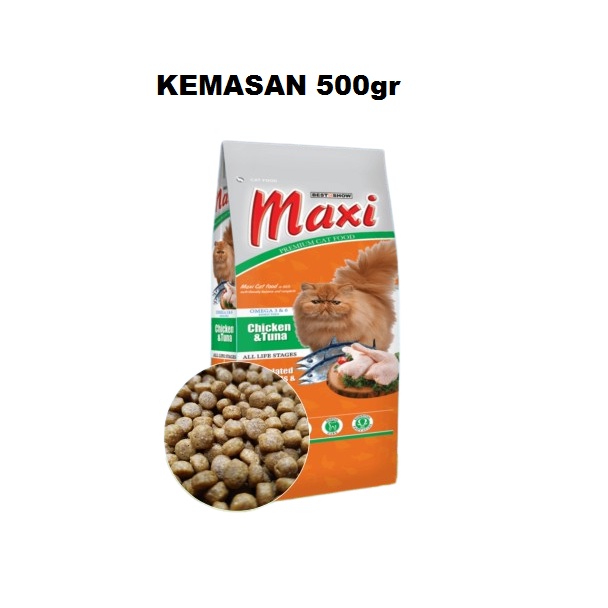 Makanan Kucing Dryfood Maxi Cat 500gr