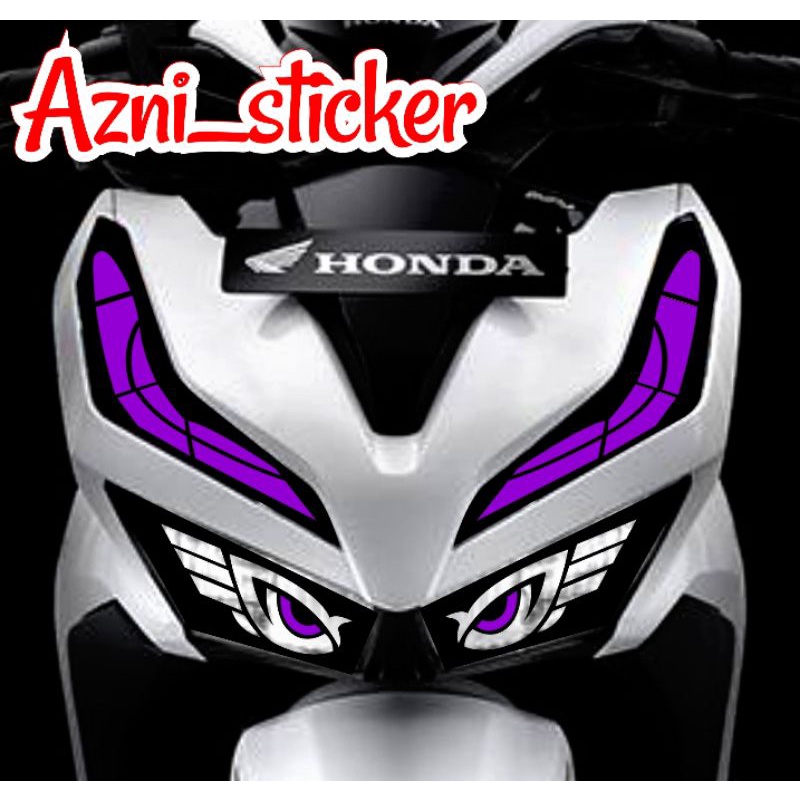 Stiker lampu vario 125/150 satu set alis stiker vario 125 Stiker vario 150