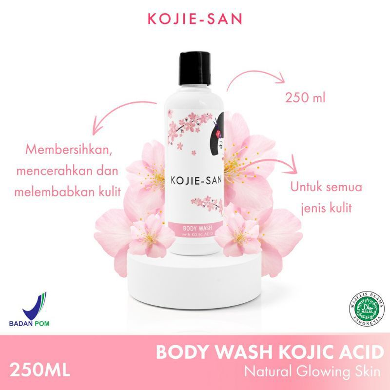 KOJIE SAN 𝗕𝗢𝗗𝗬 𝗪𝗔𝗦𝗛 GOAT MILK/KOJIC 250ML [𝗕𝗣𝗢𝗠]