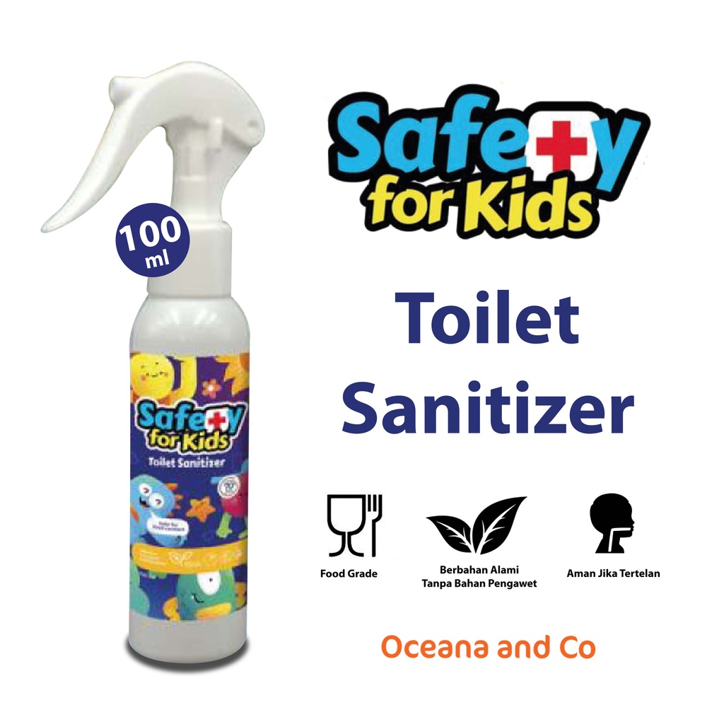 TOILET SANITIZER FOOD GRADE AMAN UNTUK ANAK By SAFETY FOR KIDS 100ml