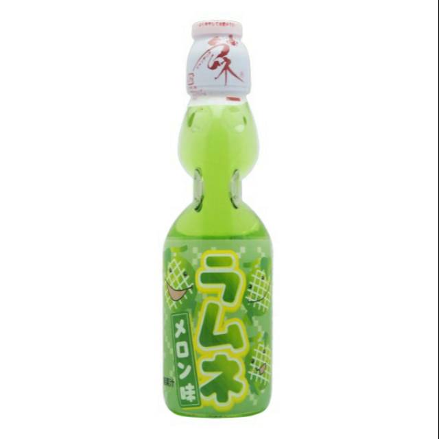 

Hatakosen Ramune Melon 200ml - minuman khas Jepang - minuman berkarbonasi