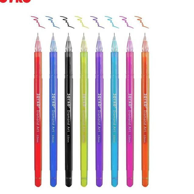 

Y5ġT Gel Pen GPC-309S Diamond Art Joyko (8 warna) ◘Paling Popular