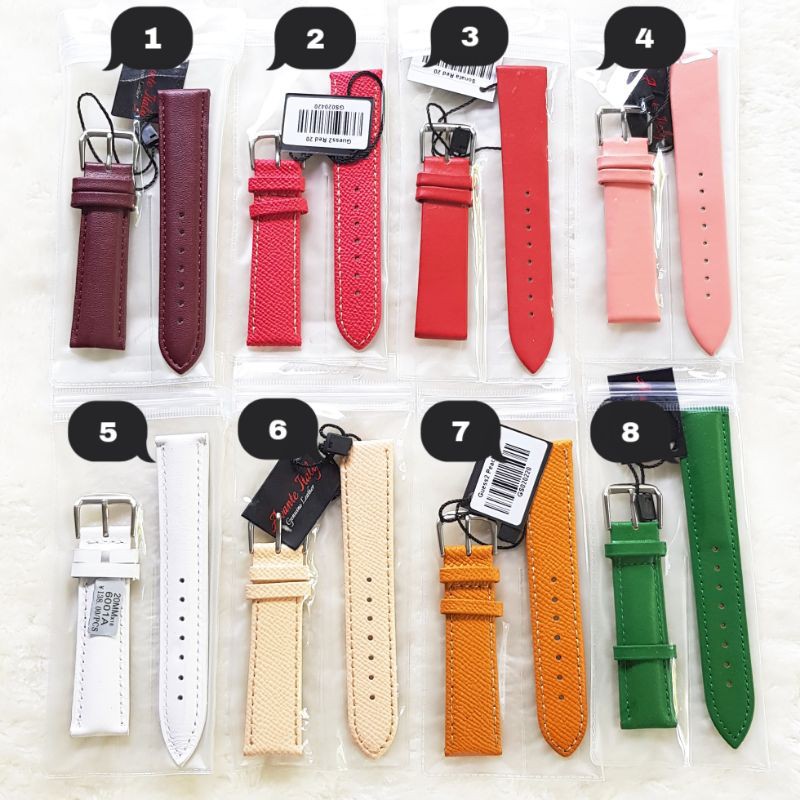 Strap Kulit Jam - Avante Italy Ukuran 20