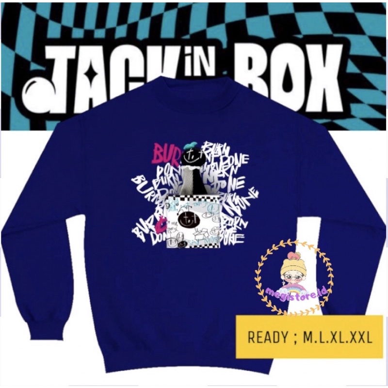 SWEATER KAOS JACK IN THE BOX BY JHOPE BTS BANGTAN