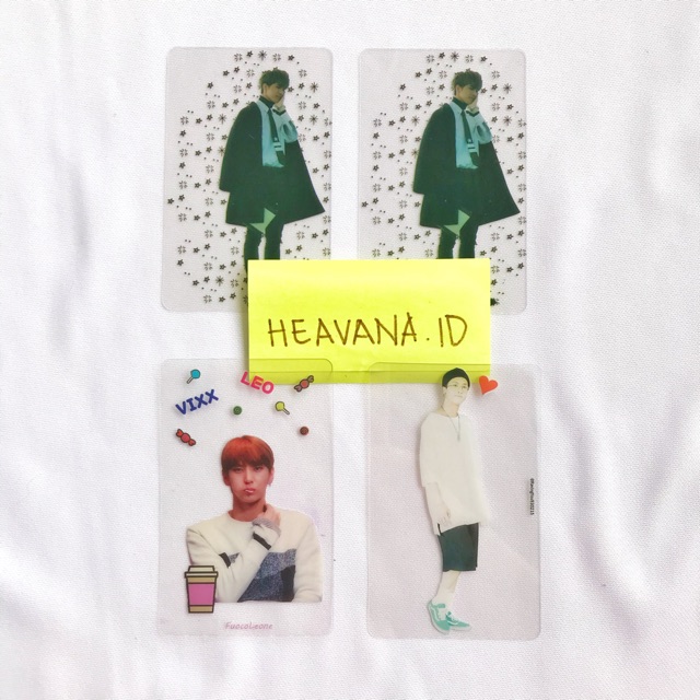 VIXX Korean Fansite Goods⁣⁣ (Transparent Photocard) Ken, Leo, Ravi⁣