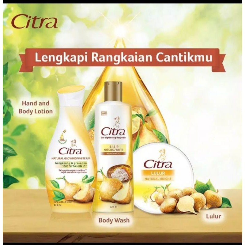 Citra Hand&amp;Body Lotion Natural Glowing White UV 230 ml