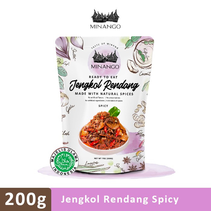 

Minango Rendang Jengkol Vegan Spicy 200 gram Siap Saji Halal BPOM