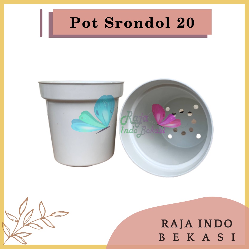 Pot Tinggi Srondol 20 Putih - Pot Tinggi Usa Eiffel Effiel 18 20 25 Lusinan Pot Tinggi Tirus 15 18 20 30 35 40 50 Cm Paket murah isi 1 lusin pot bunga plastik lusinan pot tanaman Pot Bibit Besar Mini Kecil Pot Srondol 15