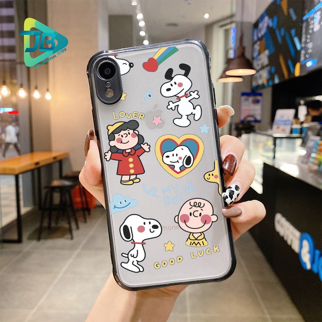SOFTCASE CHOICE SNOPPY OPPO VIVO XIAOMI SAMSUNG REALME IPHONE ALL TYPE JB5041