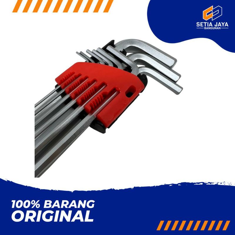 Kunci L Set / Kombinasi / Hex Key Soligen BO2