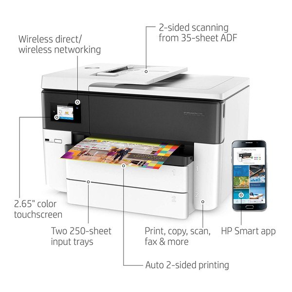 HP OFFICEJET 7740 Printer A3 ALL IN ONE DUPLEX WIFI WITH ADF