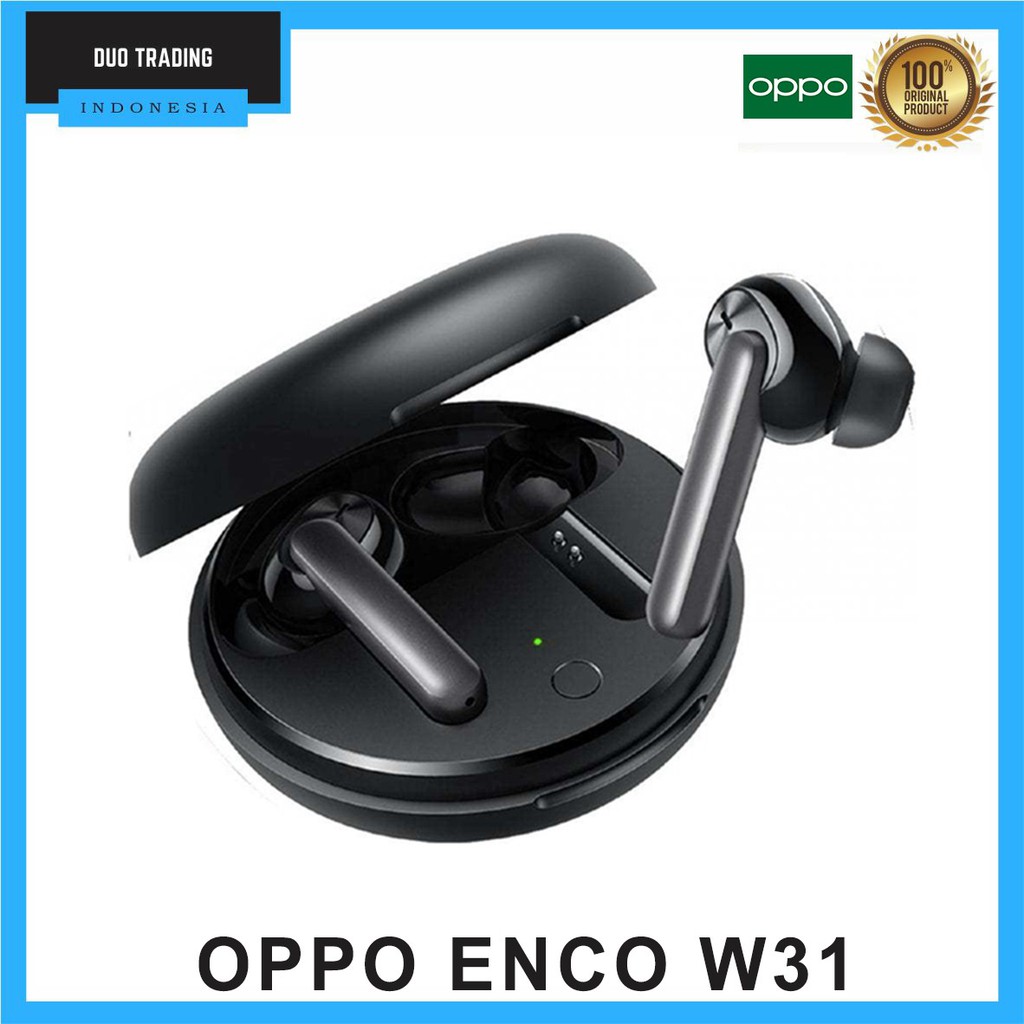 Oppo Enco Free W31 Earbud Bluetooth dengan Driver 13.4mm dan IP54