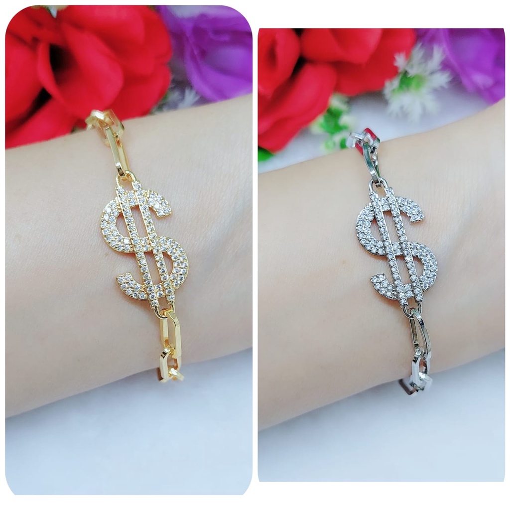 Gelang xuping permata lapis emas perhiasan fashion 0391-0392