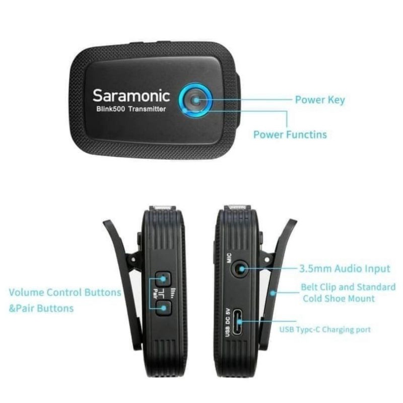 saramonic BLINK 500 B2 TX - TX - RX Wireless Mic Original