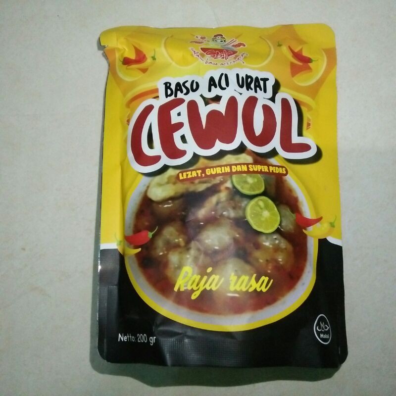 

Baso Aci Urat Cewul 200 gram