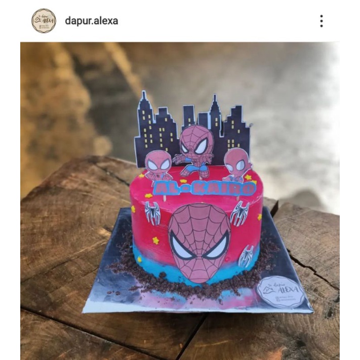 

custom cake bandung / birthday cake / kue ulang tahun / kue spiderman