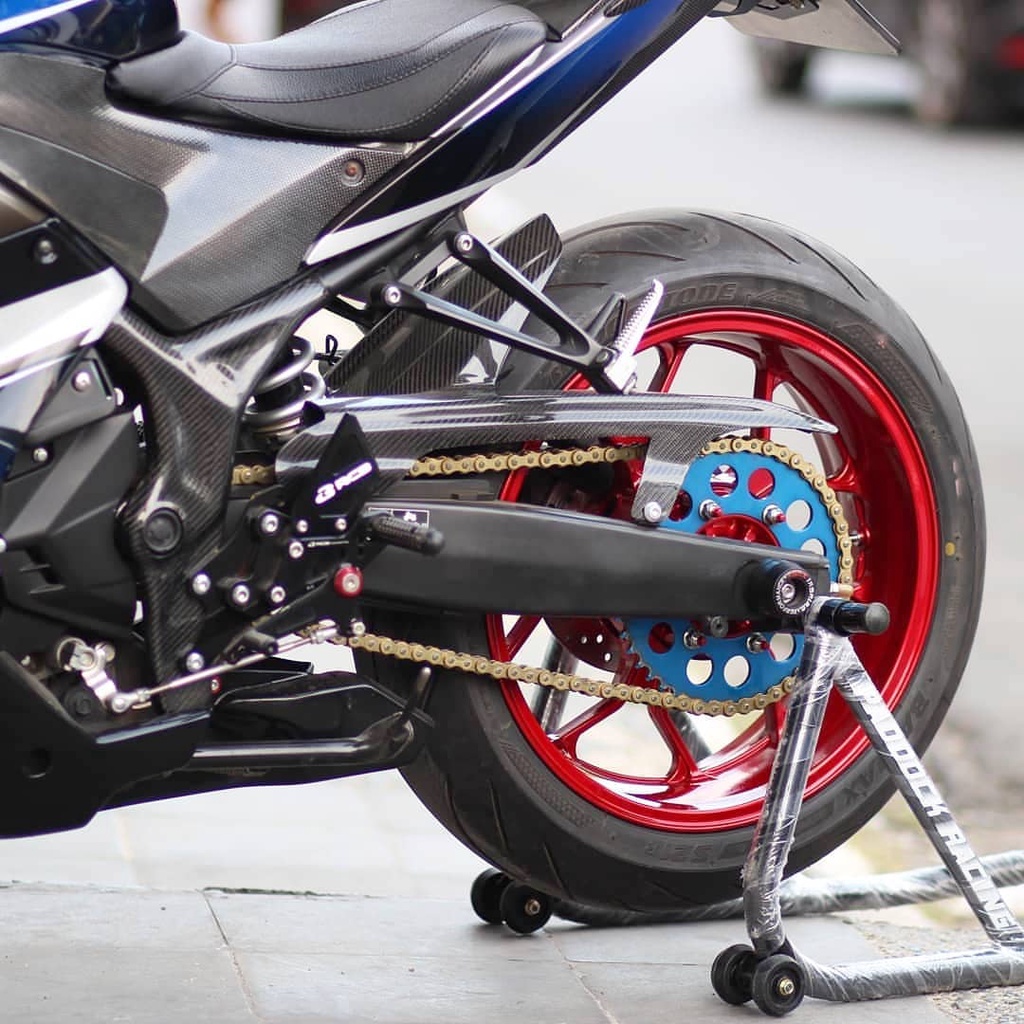 Rantai 520VF DID 120 L RED merah 120L Pengganti RK Racing Chain 520 VF  er6 ninja250 tiger ninja 250