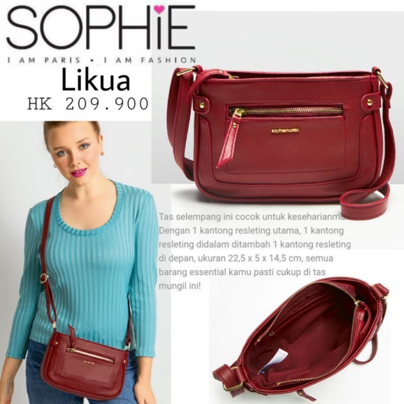 TAS WANITA LIKUA SHOPIE MARTIN SOPHIE PARIS PROMO TERBARU 2021