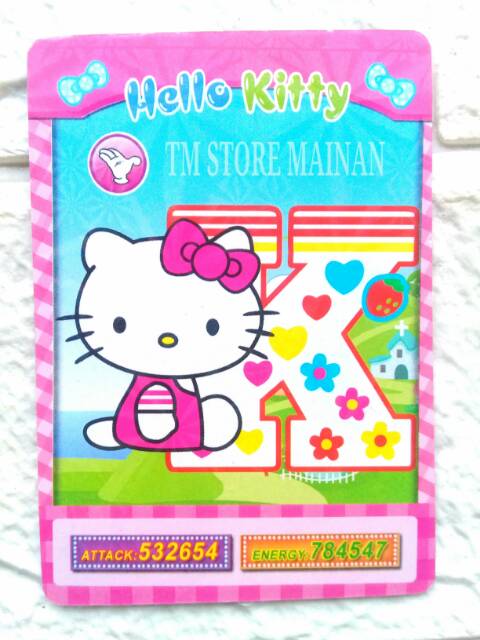 Kartu Trading Card Game Hello Kitty (1sachet/8pcs)