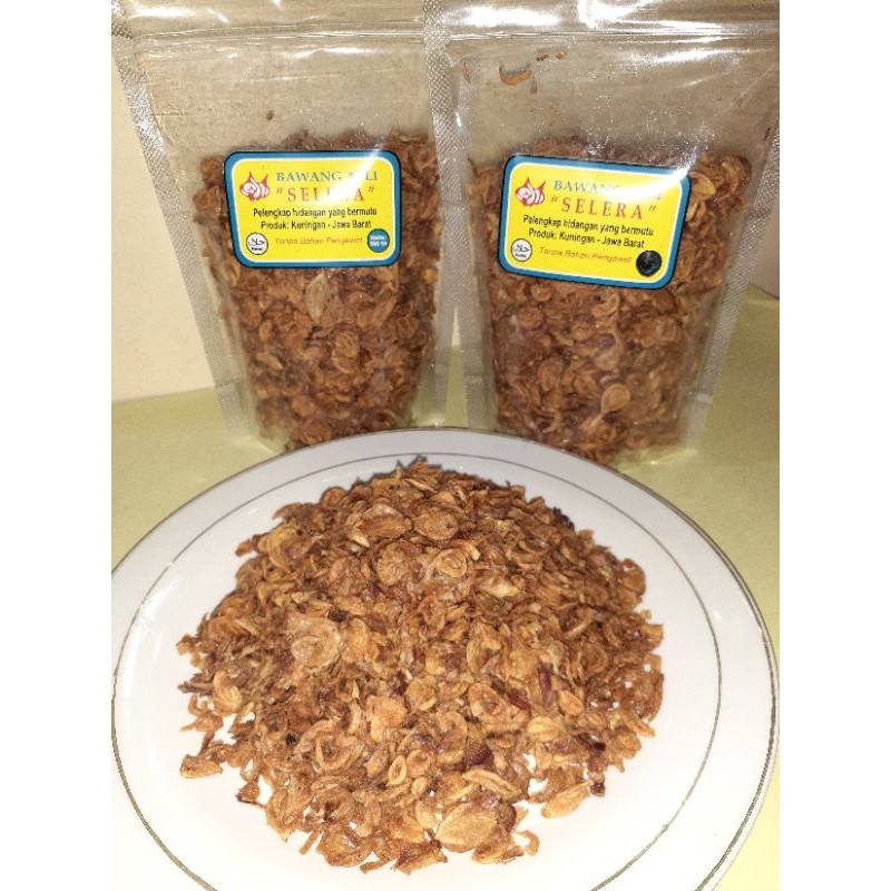 

Bawang Goreng Asli Kuningan-Jawa Barat Kemasan 200gr