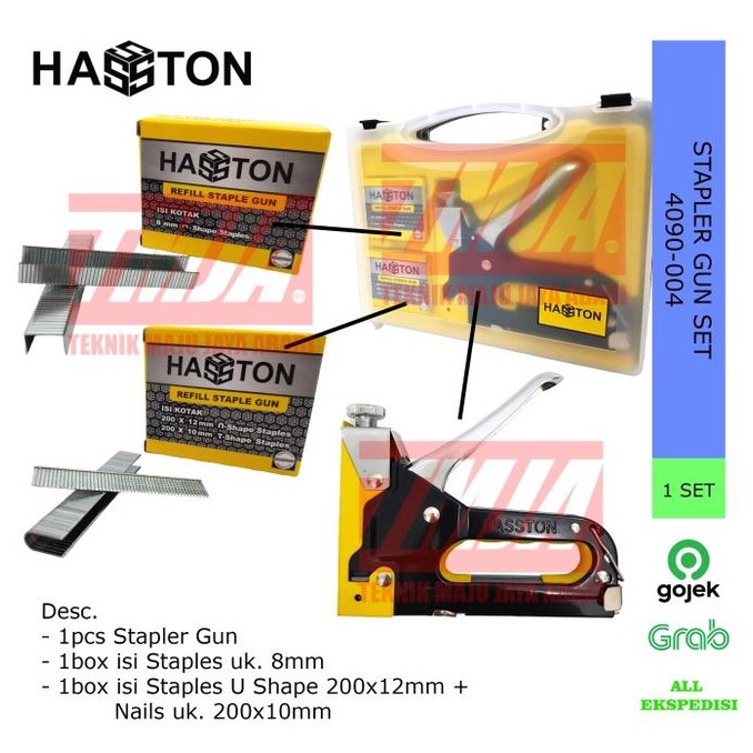 

PROHEX HASSTON Stapler Gun / Staples Set Box PN. 4090-004