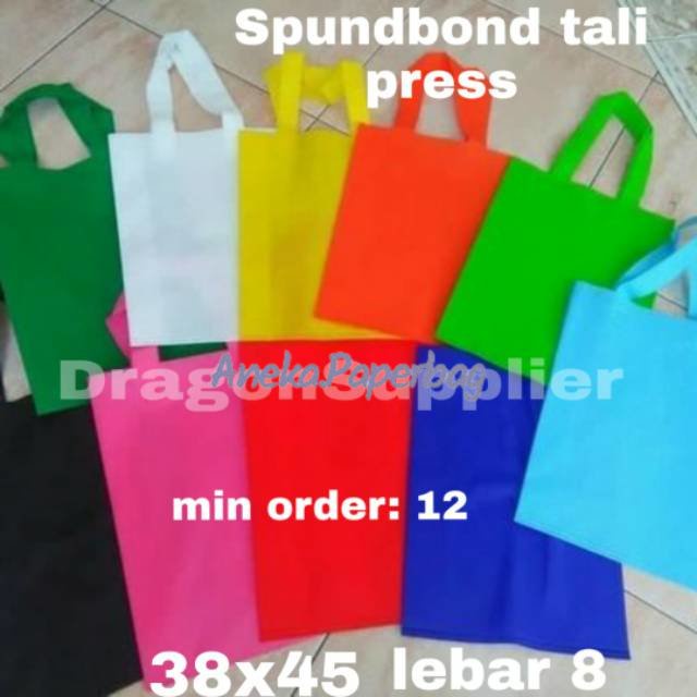 

Tas kain Spundbond Goodiebag TALI uk.38x45 tebal 75gr (Polos) Best Seller