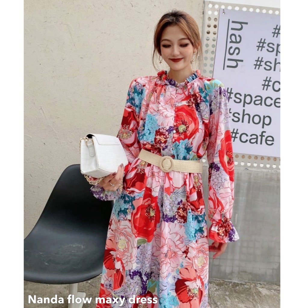 Nanda flow maxy dress -Thejanclothes