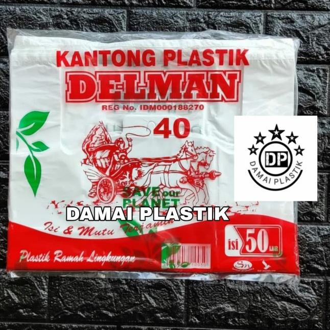 

♗ Hd Delman Uk 40 Ramah Lingkungan Kantong Plastik Kresek Go Green Save - delman 40 ۞