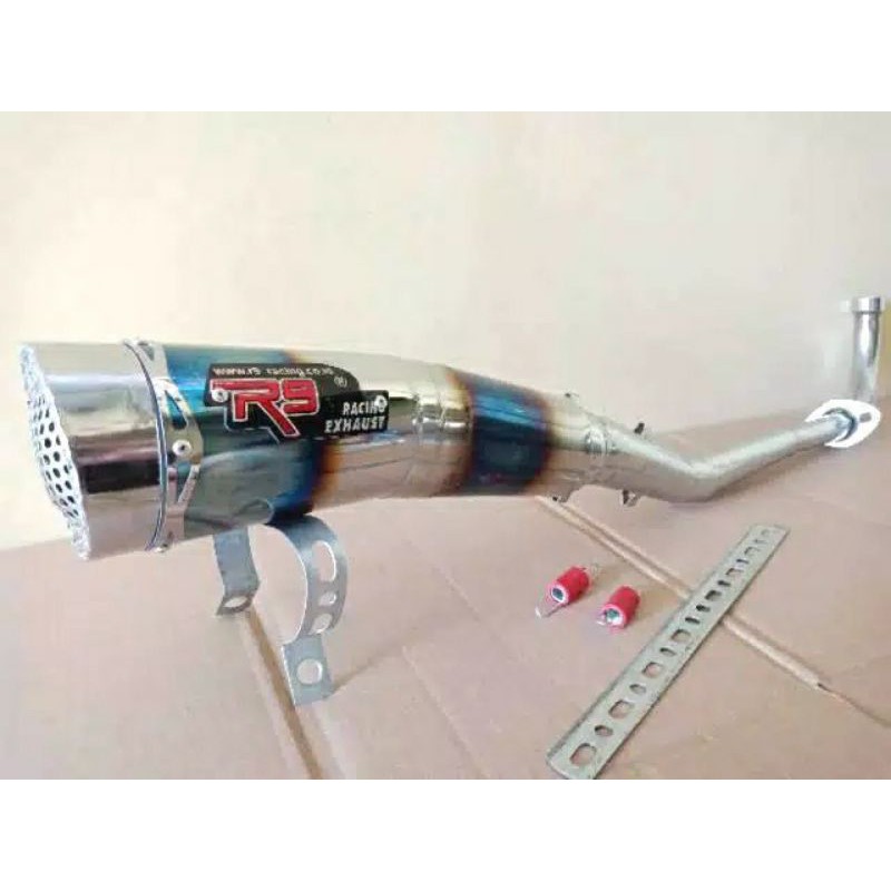 Knalpot R9 Satria FU150 Karbu Satria FU150 FI Facelift