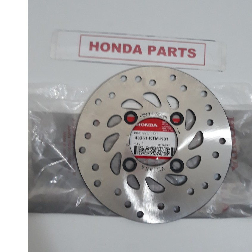 PIRINGAN REM CAKRAM BELAKANG DISK RR. BRAKE SUPRA-X 125 SUPRA-X 125 HELM IN NEW BLADE  CS1 AHM