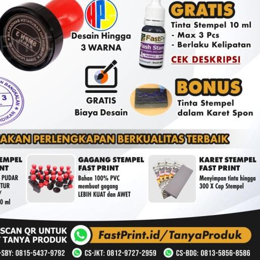 

❀ Buat Stempel Flash Kilat Murah FREE Desain Bulat Persegi Panjang - GANTUNGAN 10X27 ♚