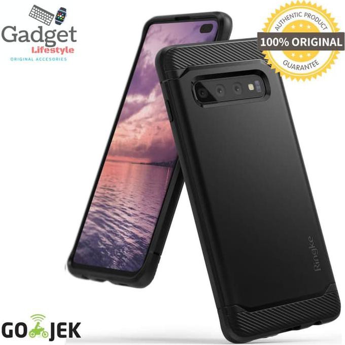Original Ringke Onyx Casing Case HP Samsung Galaxy S10e / S10 / S10 Plus - STen Plus Black