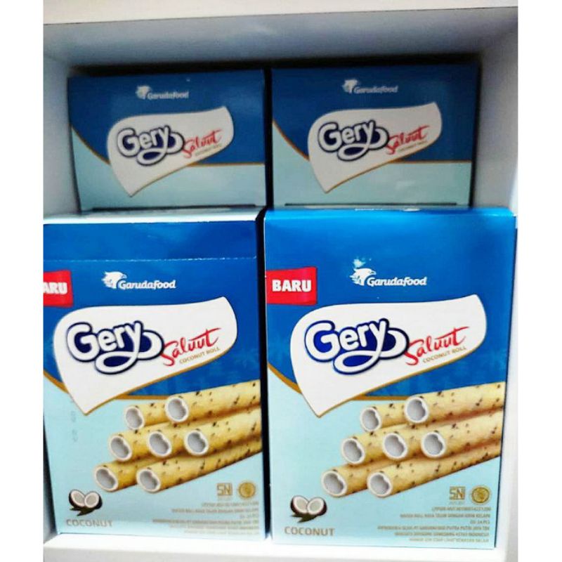 

gery salut coconut roll 1box isi 24 chocolatos astor kelapa