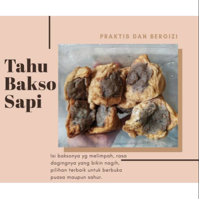 

Tahu Bakso Sapi Isi 10 pcs