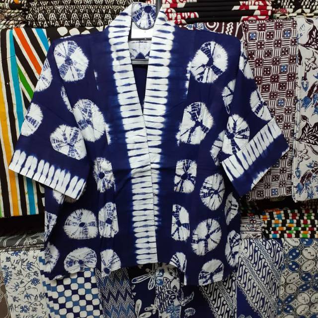 BLOUSE BATIK KIMONO SHIBORI