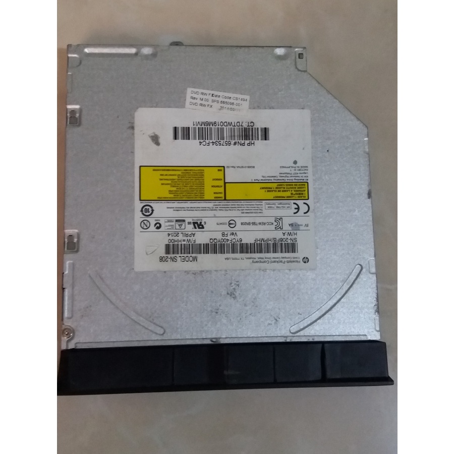 DVD RW Laptop HP 1000