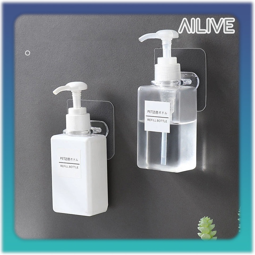 Gantungan Botol Sabun Cair Shampoo Tempel Kuat Hook Serbaguna Gantungan Tiang Hand Sanitizer Tempel Round Hook Ring Hanger