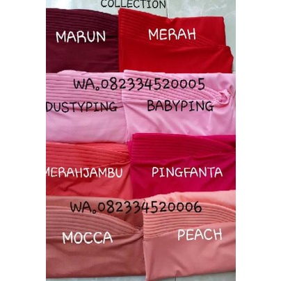 IQ.01Jl22ˣ - Serut STANDART Polos Annindya Jilbab Jersey Zoya Kerudung Instand Hijab Adiba Anindya