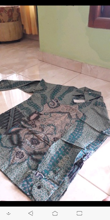 Kemeja Batik Pria Lengan Panjang Size M L Xl Xxl Xxxl Bswart
