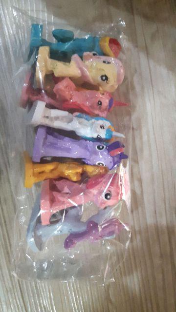 Topper Kue / Hiasan Kue Poni Besar Isi 8 Pcs