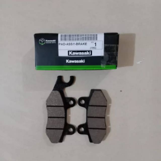 kampas rem depan kawasaki klx 150 dtracker 150 original garansi resmi discpad depan klx