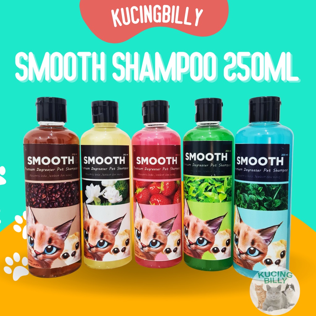 Smooth 250ml Shampoo degreaser kucing dan anjing