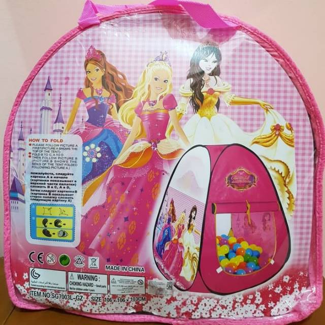 Mainan Tenda Bola - Mainan Tenda Segitiga - Tenda Bermain Anak