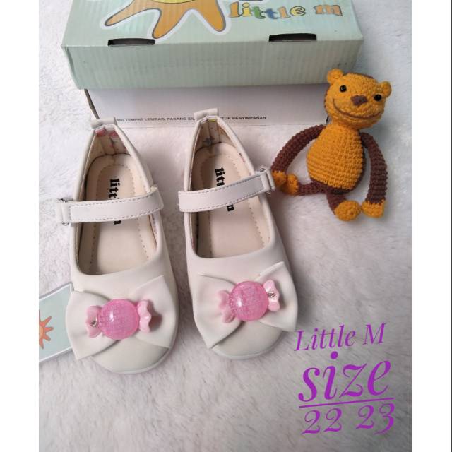 sepatu anak cewek branded little m by matahari murmer