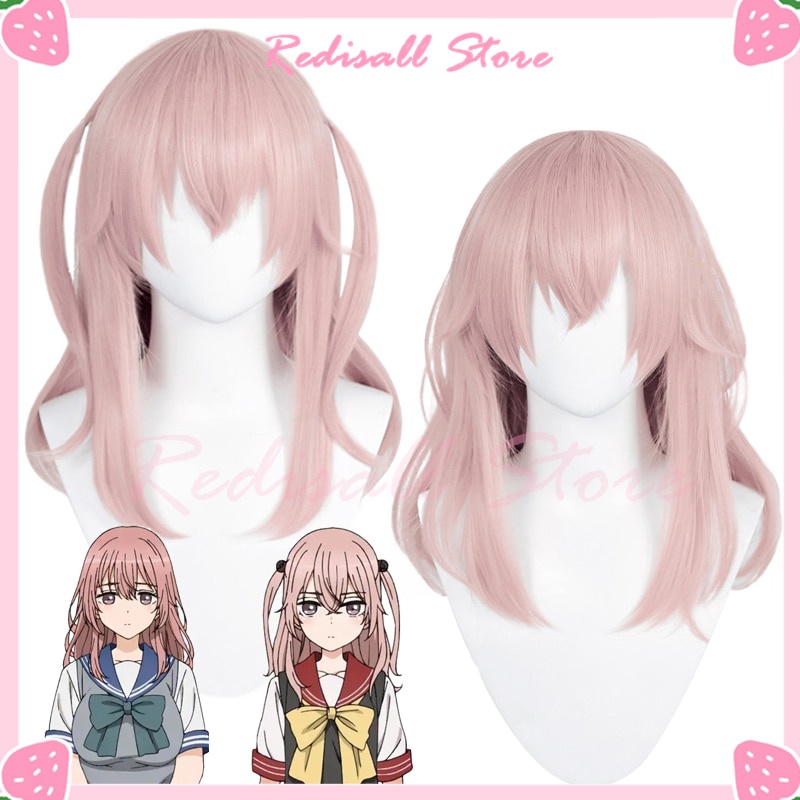 PREORDER My Dress Up Darling Sajuna Inui Cosplay Shinju Inui Wig Pink Hair Long Straight Hair for Ad